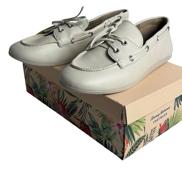 Tommy Bahama Women's Seafarer Boat Shoes White Size 8.5 - Picture 15 of 16